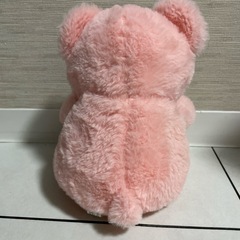 くま　ピンク　ぬいぐるみの画像