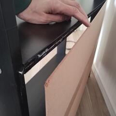 イケア　木製ラックの画像