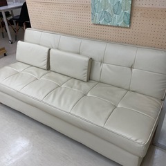 【購入者決定】合皮ソファーベッド
