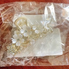 花　ヘアアクセサリー　タッセルの画像