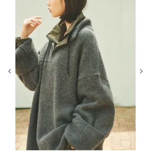 Blanc YM／Wool Fleece Blanc YM 24AW WOOL FLEECE SNAP PULLOVER