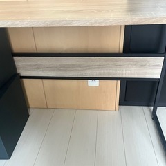デスク 学習机 木目調の画像