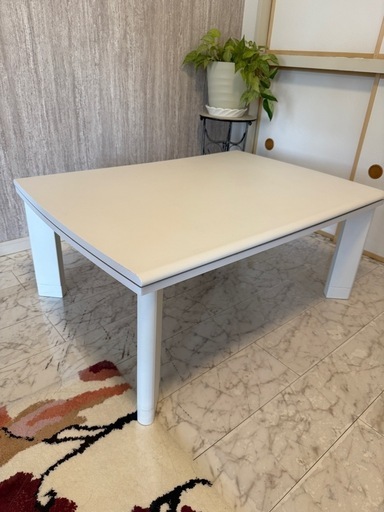 コタツテーブル ホワイト 家具
