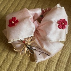 お値下げしました！付け帯　花飾り　七五三 の画像