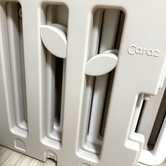 ★美品★子供　Carazベビーサークル 扉付き 10枚+2枚追加 120×160マットピッタリ ベビーゲート の画像