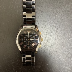 Emporio Armani メンズ腕時計　黒