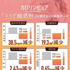 カロリンピュア 肥満気味の方の体重 体脂肪の減少を助ける 血中中性脂肪 内臓脂肪 ウエスト周囲径 の減少をサポート 高めの BMI値 の改善に役立つ 機能性表示食品 18種のサポート成分贅沢配合 ダイエット サプリ 脂肪燃焼 内臓脂肪 サプリメント 悩み解決ラボの画像