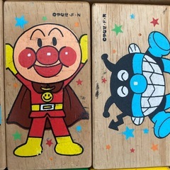 【受け渡し者決定】アンパンマン積み木の画像