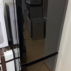 三菱　MITSUBISHI 2ドアノンフロン冷凍冷蔵庫　黒　MR-P15C-B 2018年製