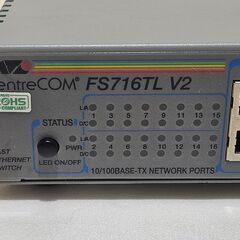 アライドテレシス　CentreCOM FS716TL V2 レイヤー2スイッチ　スイッチングハブの画像