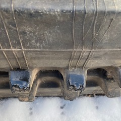 ゴムシュー 運搬車 2本セット250x72skx39の画像