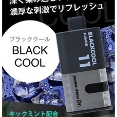 電子タバコ シーシャ vape ベイプ ニコチンxタール無し【12000回吸引の圧倒的な吸いごたえ×国内正規店】ブラッククール味 (本体 + フレーバー, ブラッククール)の画像