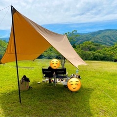 キャンプ タープの画像