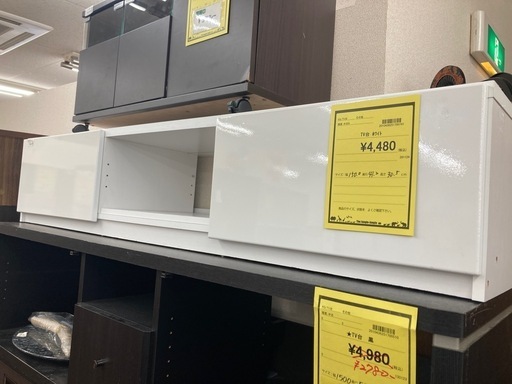 TV台　ホワイト