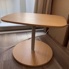 無印良品　昇降式　サイドテーブルの画像