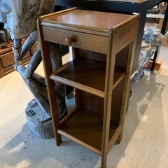 棚　エンドテーブル　木製