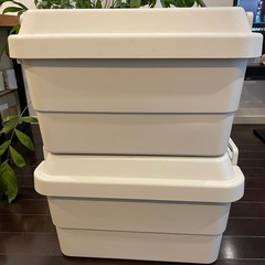 無印良品　再生ポリプロピレン入り　頑丈収納ボックス　大の画像