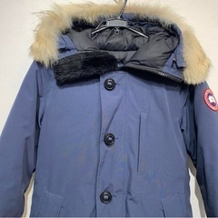 ジモティー割】canada goose ネイビー ファー付きダウンジャケット