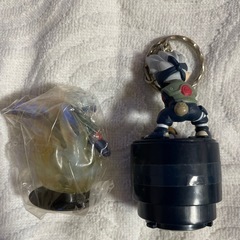 NARUTO カカシ 口寄せの術 スタンプ キーホルダー フィギュア  セット
の画像
