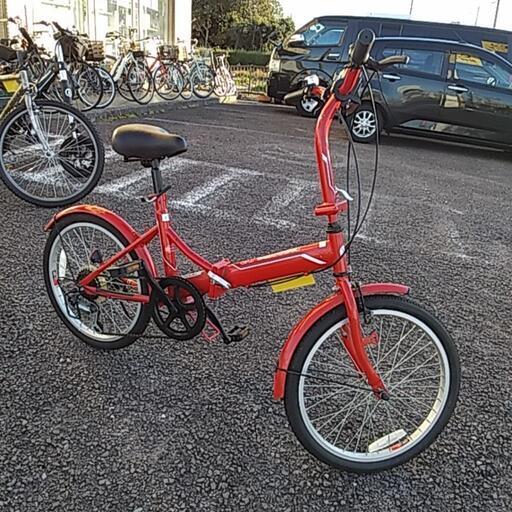 111H キャプテンスタッグ 20インチ 折りたたみ自転車