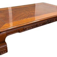 ④座卓ローテーブル（木製/古家具）の画像