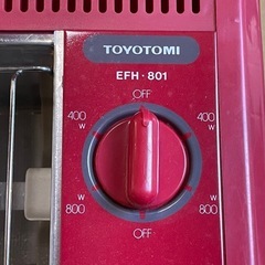 動作確認済　昭和レトロ　トヨトミヒーターの画像