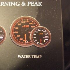 新品　未使用品　オートゲージ 水温計 60Φ 430  ワーニン...