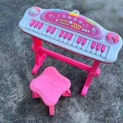 キティちゃん　ピアノ　おもちゃ　子供用　キッズ用品　動作OK