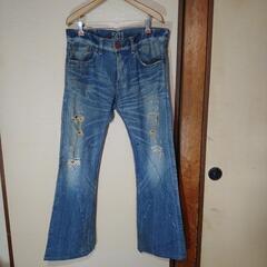 EDWIN503 BLUE TRIP ブーツカット uesd加工...
