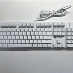 【Merdia】メカニカル式ゲーミングキーボード　(US配列・有線 ・茶軸)の画像