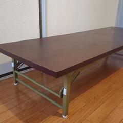 【会議用テーブル】座卓 180cm×60cm×33cmの画像