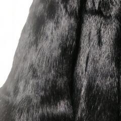 ✨ブラック❤ラビットファー ✨ロングコート❤サイズМ✨美品❤ホック１箇所修理あり✨の画像