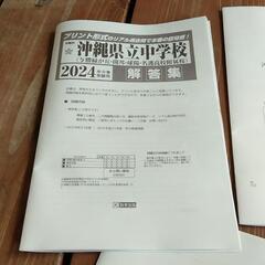  沖縄県立中学校入学試験問題集  県立中学校 入試問題 平成31...