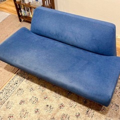 IDEE AO SOFA ソファ　ブルー　無印の画像