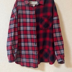 スタジオクリップ　リメイク風ネルシャツ
