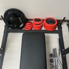 筋トレ器具一式 60KG ダンベル バーベル トレーニングベンチ バーベルラックGoPro 10 + 追加アクセサリー