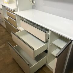 ☆システムキッチンボード ホワイト 松田家具 白 モイス ソフト