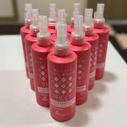 【激安】速乾性手指消毒剤 リピノアジェル　300ml 10本