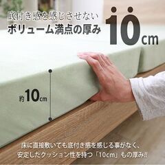 ニトリ　高反発三つ折りマットレス　(値下げしました)の画像