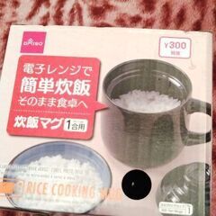 レンジでご飯