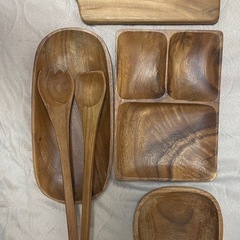 木製食器の画像