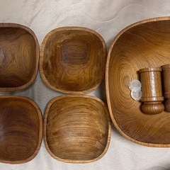木製食器の画像
