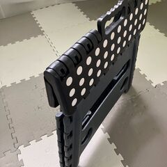 折り畳み式プラスチック踏み台 1段 