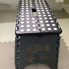 折り畳み式プラスチック踏み台 1段 の画像