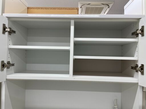 ジモティ来店特価！！】食器棚 ホワイト J-250126