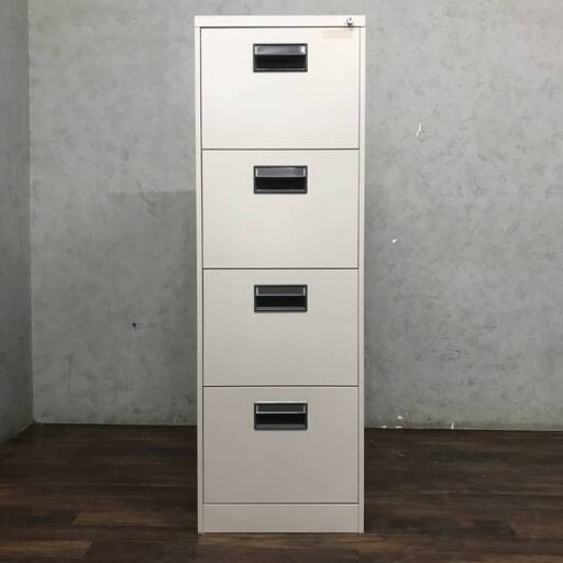 KOKUYO コクヨ ファイリングキャビネット 4段 鍵付き B4-04F1 【公式