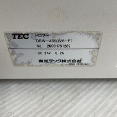【TEC】 東芝テック 電子レジスター  POSレジ ドロワー TEC QT-10 店舗用品 J0744