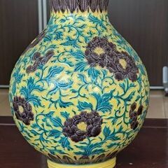 ☆花瓶　壺　サイズ：H：30.0ｃｍ　W：22.0ｃｍ　間口：10.5ｃｍ　　中古品　