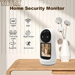 処分価格1,500円→1,000円【041】新品 1台 YIIYRY 1080P HD スマートセキュリティWi-Fi カメラの画像