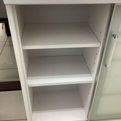 キッチンカウンター　スライド扉　扉ヒビ有の画像